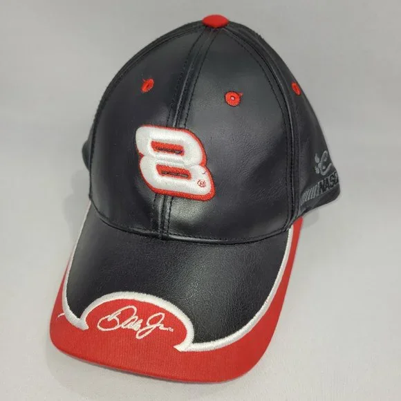 Dale earnhardt leather hat on sale